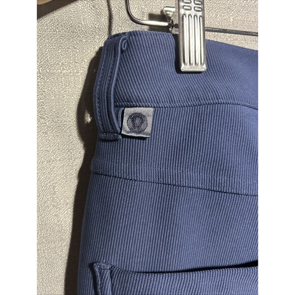 Lululemon ABC Classic Warpstreme Pants - Men's Size 28‎ - Navy Blue textured - Picture 6 of 12